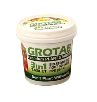 GROTAB 4-8-4 Premium Plant Starter Tab Retail 16 Count - Fertilizers